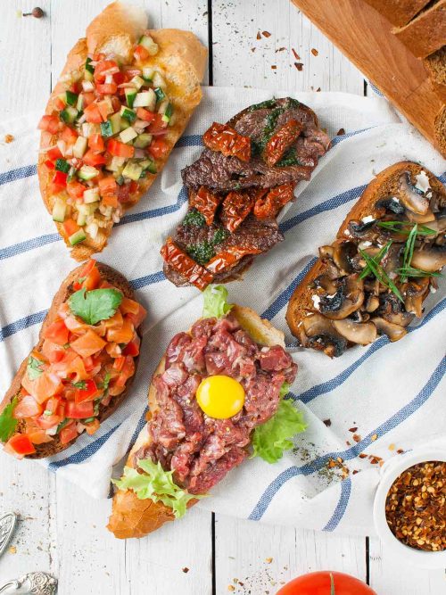 7 easy bruschetta recipes that look fancy